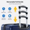 JIONJOY 20-Inch 24-Inch 28-Inch 3-Piece ABS Suitcase Hard Shell Luggage with Universal Wheel - 3 of 4