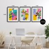 Stupell Industries Drifting Bloom Botanicals 3pc Framed Print Under Glass Set - 3 of 4