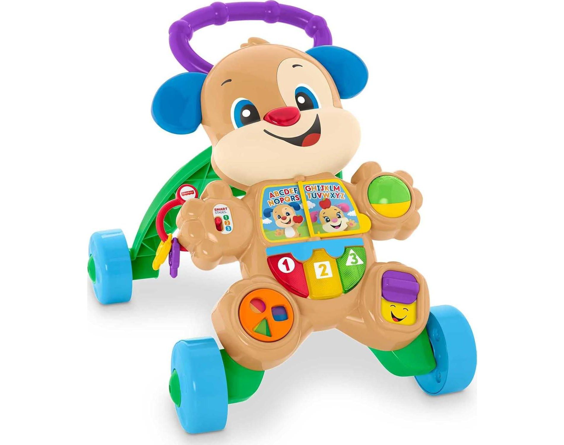 Fisher-Price Laugh & Learn Smart Stages Learn with Puppy Walker Baby & Toddler Toy,