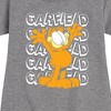 Girls' - Garfield - Garfield Repeated Graphic Short Sleeve Fleece Dress - 2 of 4