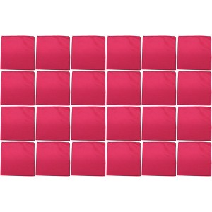 24 Pack Solid Cotton Bandanas Bulk Set for Events, Teams, DIY Projects - 1 of 4