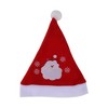 Unique Bargains Christmas Hat Polyester Non-Woven Fabric Red 10.63"x13.78" 1 Pc - 4 of 4
