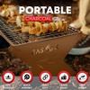 GasOne 15-inch Brown Portable Charcoal Grill  - Foldable BBQ Grill - Camping Grills for Backyard, Bonfire, Patio - Heavy-Duty Portable Fire Pit - 3 of 4