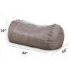 CAVINAS Microfiber Bean Bag Chair,Lazy Sofa Chair with High Density Foam,Lounge Chair for Living Room - 3 of 4