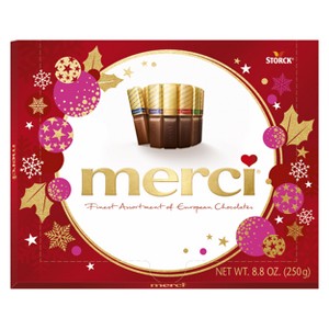 Merci Christmas Assorted European Milk & Dark Chocolates - 8.8oz - 1 of 4