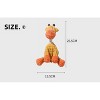 Mocamel Durable Chew Toy - Multi-Color Plush Animals with Textured Grip & Squeak for Dogs & Cats - 2 of 3