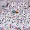 Crushed Floral 3-Piece Comforter Set, King Size – Includes 1 Soft Lightweight Comforter and 2 Matching Pillowcases, Elegant Bedding - 3 of 4