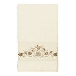 Linum Home Textiles 100% Turkish Cotton BELLA Embellished Towel Set - 1 of 1