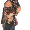 White Mark Women's Vibrant Boho Swing Top - 4 of 4
