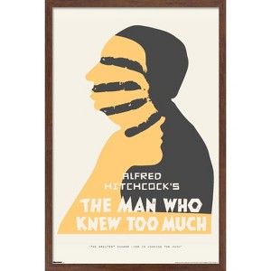 Trends International Alfred Hitchcock - The Man Who Knew Too Much (1954) Silhouette Framed Wall Poster Prints - 1 of 4