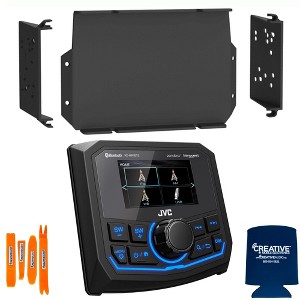 JVC KD-MR1BTS Waterproof Marine Radio with MPS-GEN02 16-20 Polaris General Dash Kit - 1 of 4