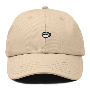 Dalix Lil Matcha Embroidered Cotton Summer Outdoor Baseball Cap Dad Hat Womens - 1 of 4