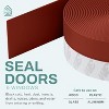 HOME INTUITION 35mm x 33ft  Self Stick Silicone Door Seal Weatherstrip - 4 of 4