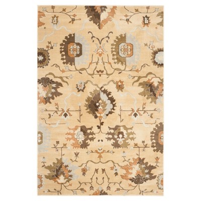 Area Rug Area Rug - Ivory/Brown (4'X6') - Safavieh