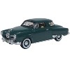 1950 Studebaker Champion Starlight Coupe Aqua Green 1/87 (HO) Scale Diecast Model Car by Oxford Diecast - 3 of 4