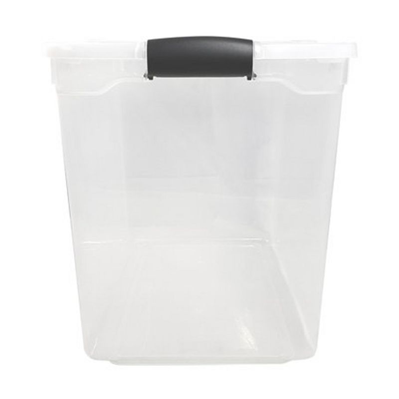 Homz Multipurpose Stackable Storage Bin with Latching Lid, 4 of 7