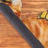 Collections Etc Adorable Cats Shaped Skid-Resistant Mat 2'1"x2'3" Orange - 3 of 3