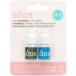 We R SUDS Soap Maker Colorant 3ml 2/Pkg-Cool Beach - 1 of 3