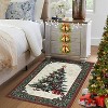 TackView Christmas Tree Area Rugs for Living Room Bedroom,Dining Room Washable Area Rug Non-Slip Non Skid Large Non Slip Xmas - 3 of 4
