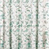 Saturday Knight Ltd Gentle Wind Collection High Quality Leaf Pattern Window Panel With 3" Rod Pocket - Jade - 3 of 3