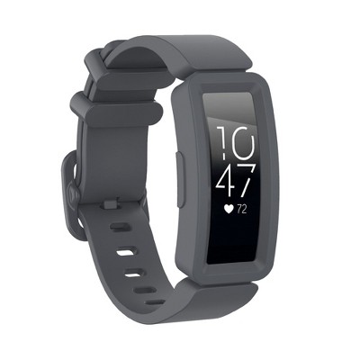 Insten Soft Silicone Replacement Band For Fitbit Inspire HR & Inspire / Inspire 2 & Ace 2, Gray