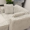 NicBex Couches for Living Room 44.9" Single Sofa Minimalist Corduroy Upholstered Sofa Couch with Pull Out Storage and 1 Piilow for Bedroom - 4 of 4