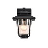 Chloe Lighting Thomas Transitional 1 Light Textured Black Outdoor Wall Sconce 10" Height - 3 of 4