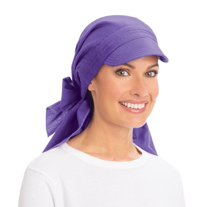 Collections Etc Pre-tied Brimmed Head Wrap, 1 of 5