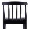 Emma and Oliver Solid Wood Dining Chair with Spindle Backrest and Vinyl Seat - 3 of 4
