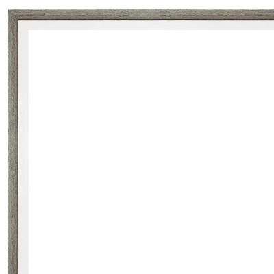 Lucie Silver White Wood 11x14 Wall Picture Frame