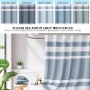 KWPZQEB Shower Curtain - Waffle Textured Heavy Duty Thick Fabric Shower Curtains for Bathroom, 3M Waterproof Bath Curtain, 72Wx72H - 4 of 4