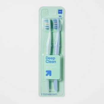 Deep Clean Toothbrush Soft - 2ct - up & up™