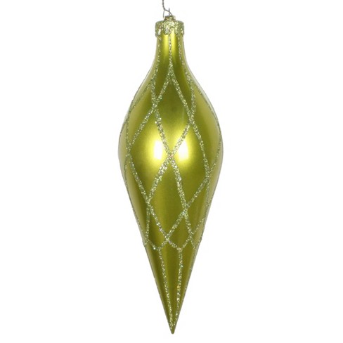 Vickerman 12" Glitter Net Finial Christmas Ornament - image 1 of 2