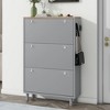 Bella Depot  31.5''W Shoe Cabinet with 3 Flip Drawers - 2 of 4
