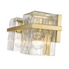 Bennington Collection 2-Bulb Bath Fixture - Steel, Dimmable, Damp Rated, Brushed Nickel - 2 of 4