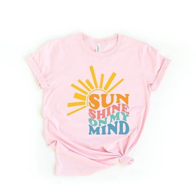 Simply Sage Market Women's Sunshine On My Mind Wavy Short Sleeve Graphic Tee