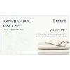 Delara 100% Organic Viscose Derived from Bamboo Sheet Sets, Soft & Cooling, Breathable & Moisture-Wicking, Deep Pocket Bedding Sheet Set - 3 of 4