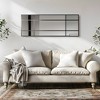 Wooakway Black/Gold Accent Wall Mirror Bathroom/Vanity Mirror Overmantal Mirror Overmantel Mirror for Living Room Bedroom Entryway - 4 of 4