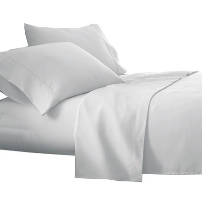 Plazatex Luxurious Ultra Soft 100% Cotton Moisture Wicking Solid Color Sheet Set White