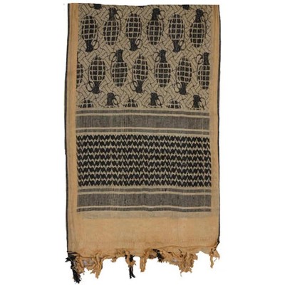 Mafoose Premium Shemagh Keffiyeh Head Neck Scarf Wrap 43" x 41"