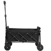 Lightweight Portable Heavy Duty Folding Beach Wagons with Wheels Large Capacity - 4 of 4