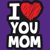 Women's Design By Humans I Love You Mom Heart By solon2020 Racerback Tank Top - 2 of 2
