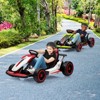 Jojoka 24V Go Kart for Kids Pedal Drift Kart with 2x150W Powerful Motors, Slow Start, Built-in Music - 2 of 4