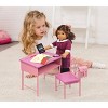 Badger Basket Back-to-School Doll Desk and Chair with Accessories - 2 of 4