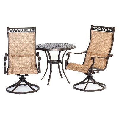 Hanover Manor 3-Piece Bistro Dining Set