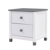 KWPZQEB Nightstand with 2 Drawers, Kids Night Stand, Wooden Beside Table for Kids Room, Bedrooms, Living Room - 3 of 4