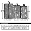 Hynes Eagle 3-Piece Travel Shoe Organizer Set-Black - 2 of 4