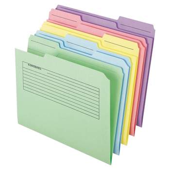 Pendaflex Printed Notes Folders 1/3 Cut Top 45269