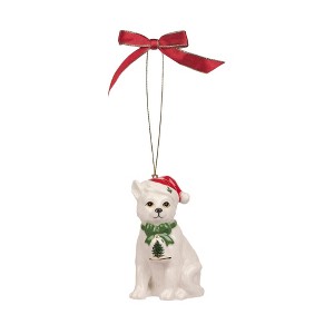 Spode Christmas Tree Cat Ornament - 4" - 1 of 4
