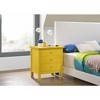 NicBex Nightstand with 3 Drawers Modern Wood Bedside Table with Handles for Bedroom,Sturdy and Durable - 2 of 4